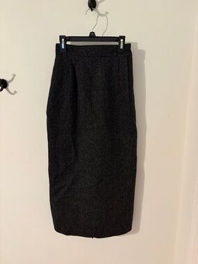 Black pencil skirt